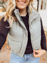 Load image into Gallery viewer, Olive Puffer Vest
