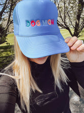 Load image into Gallery viewer, Blue Dog Mom Trucker Hat
