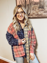 Load image into Gallery viewer, Multi Color Plaid Flannel Shirt
