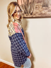 Load image into Gallery viewer, Multi Color Plaid Flannel Shirt
