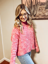 Load image into Gallery viewer, Pink Mock Neck Sweater
