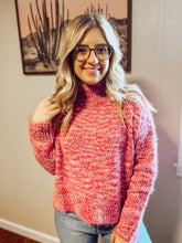 Load image into Gallery viewer, Pink Mock Neck Sweater
