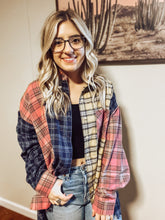 Load image into Gallery viewer, Multi Color Plaid Flannel Shirt
