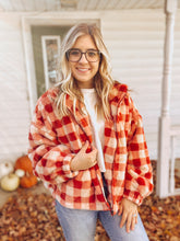 Load image into Gallery viewer, Plaid Fall Jacket
