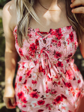 Load image into Gallery viewer, Floral Print Smocked Maxi Dress
