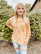 Load image into Gallery viewer, Camel Round Neck Long Sleeve
