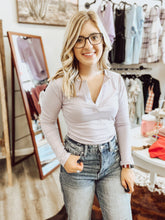 Load image into Gallery viewer, Lavender Long Sleeve Bodysuit
