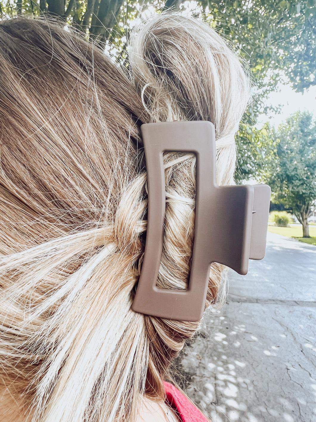 Deep Brown Claw Hair Clip