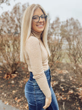 Load image into Gallery viewer, Oatmeal Turtleneck Sweater Top
